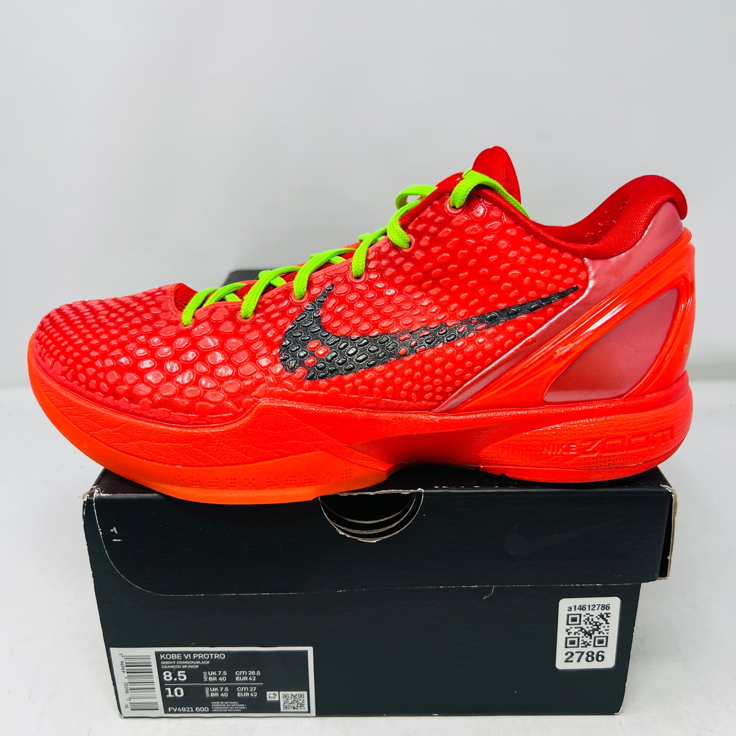 Nike Kobe 6 Protro Reverse Grinch
