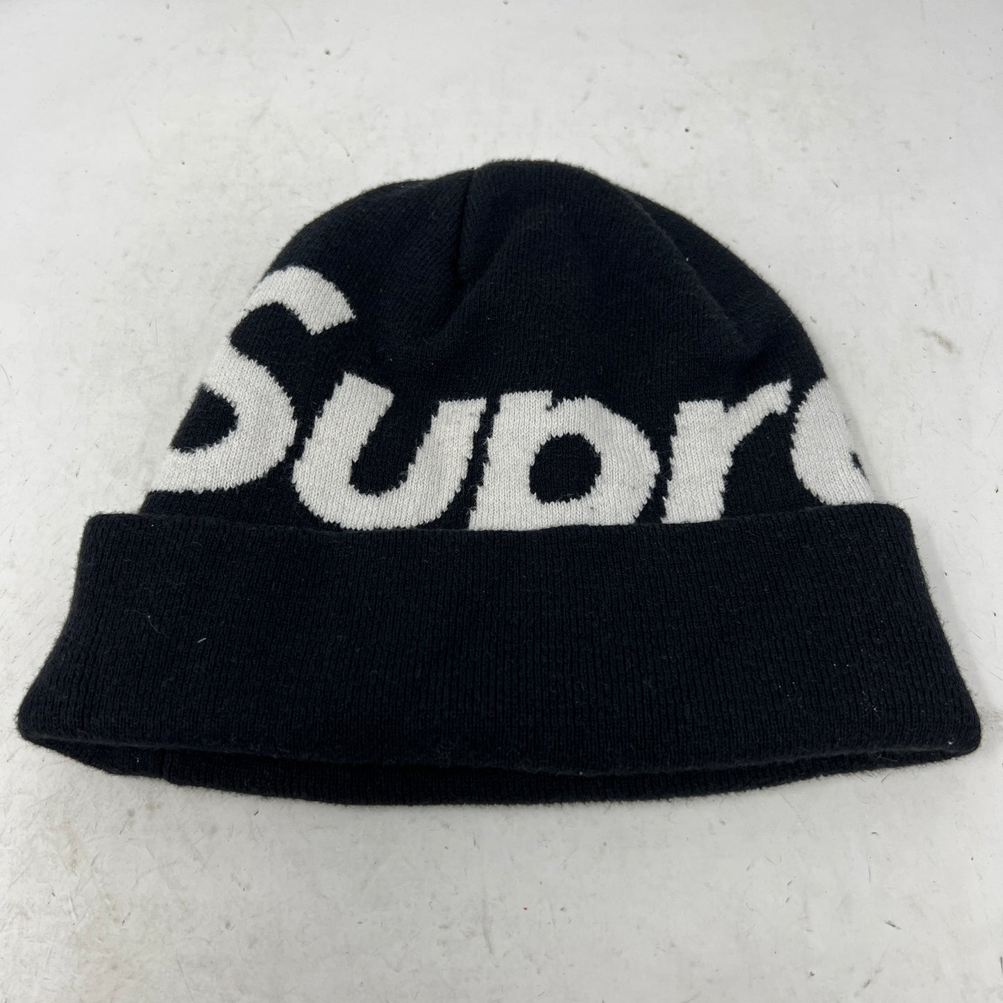 Supreme Big Logo Beanie (FW25) Black