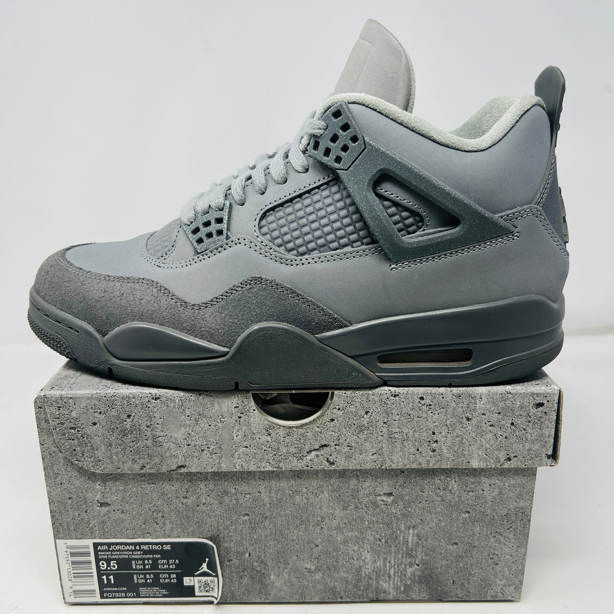 Jordan 4 Retro SE Paris Olympics Wet Cement