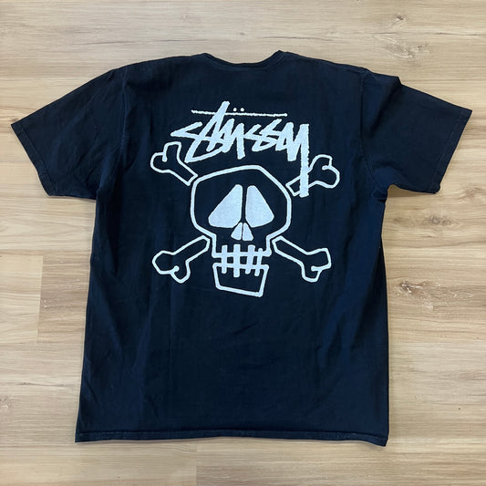 Stüssy Skull & Bones Pigment Dyed T-Shirt