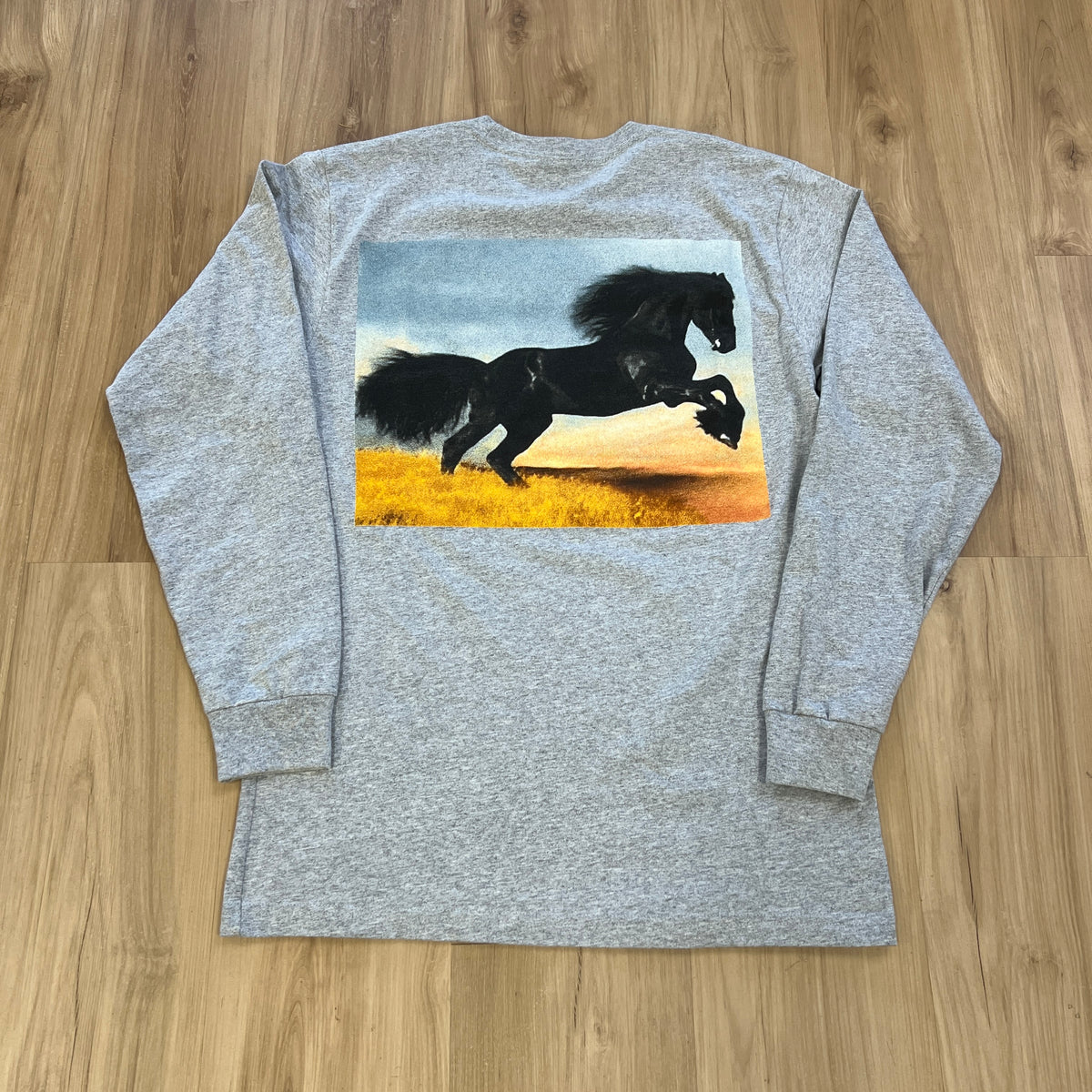 Supreme Stallion L/S Tee Heather Grey