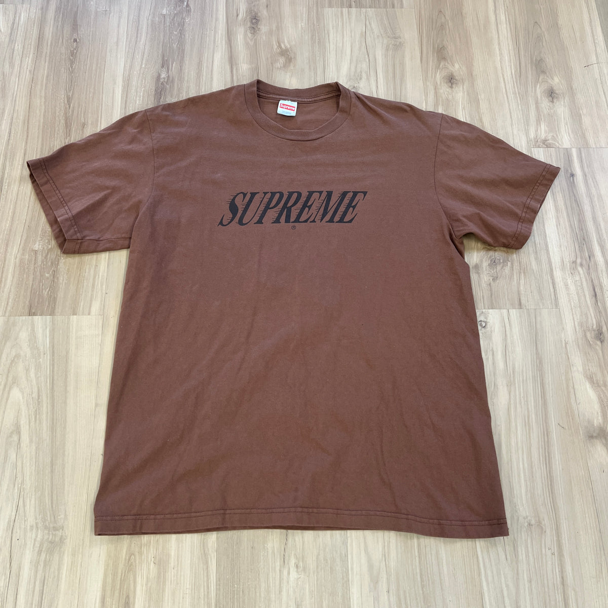 Supreme Slap Shot Tee Brown