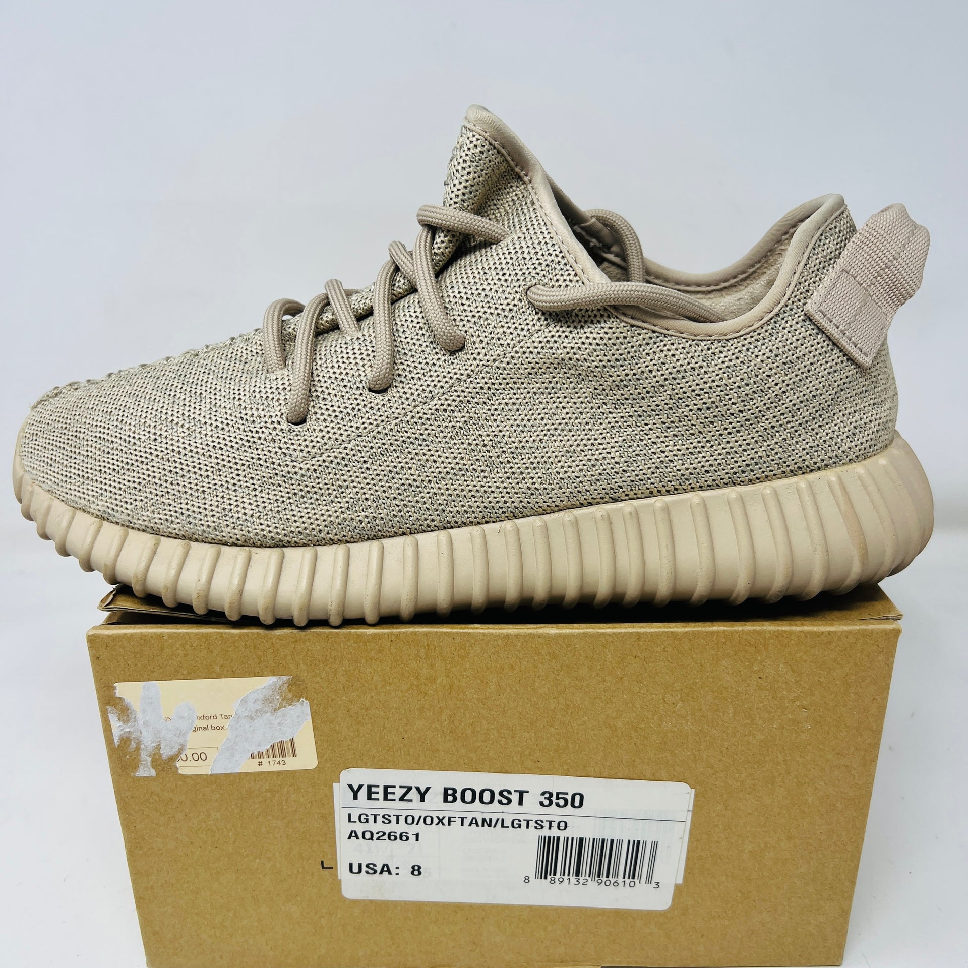 adidas gazelle silver green womens Adidas YEEZY 350 Oxford Tan Low-top Sneakers – Boutique LUC.S main image 1