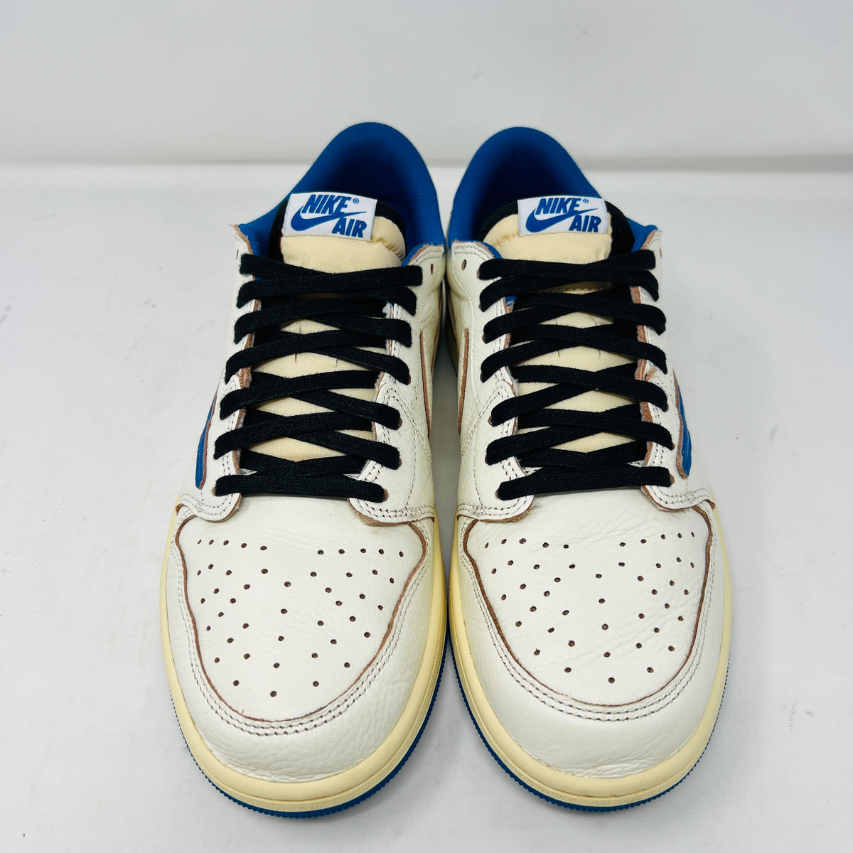 Jordan 1 Retro Low OG SP Fragment x Travis Scott Sail Military Blue