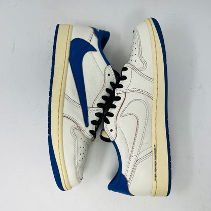 Jordan 1 Retro Low OG SP Fragment x Travis Scott Sail Military Blue