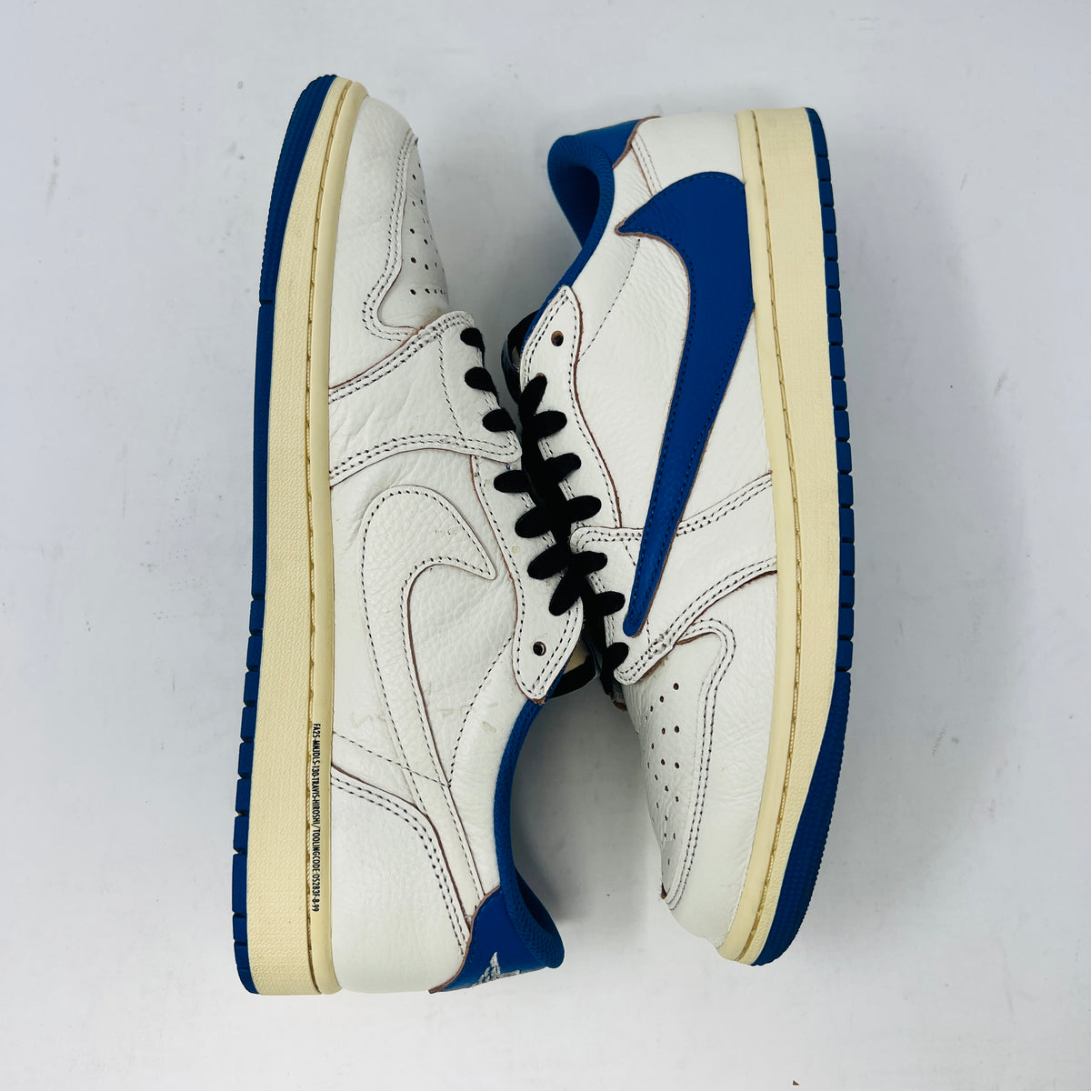 Jordan 1 Retro Low OG SP Fragment x Travis Scott Sail Military Blue