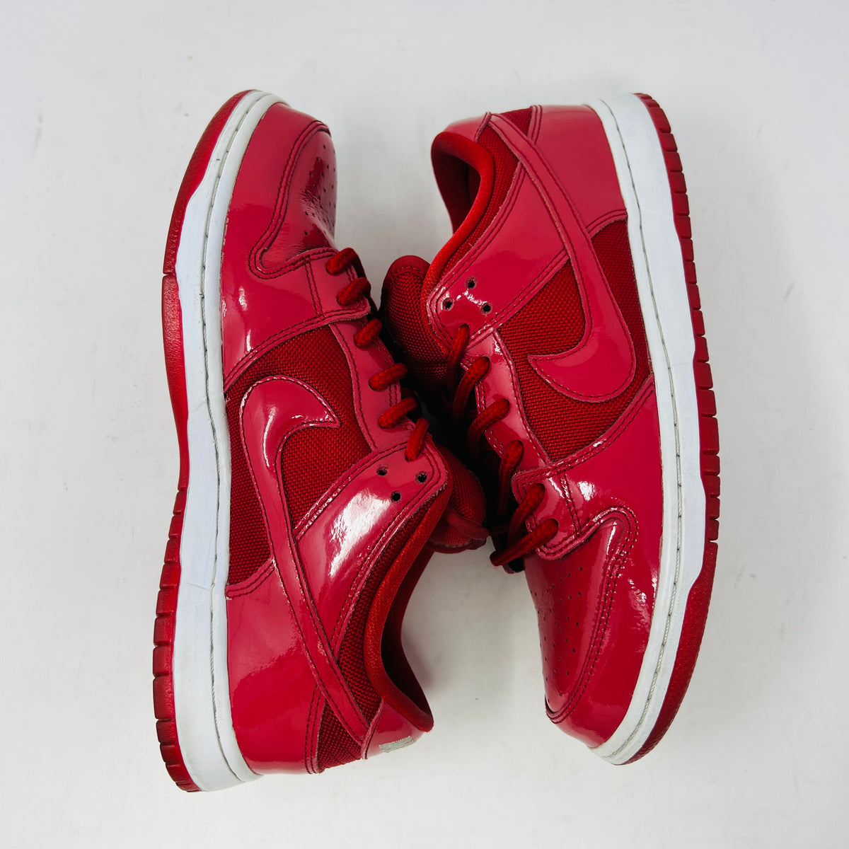Nike SB Dunk Low Red Patent Leather