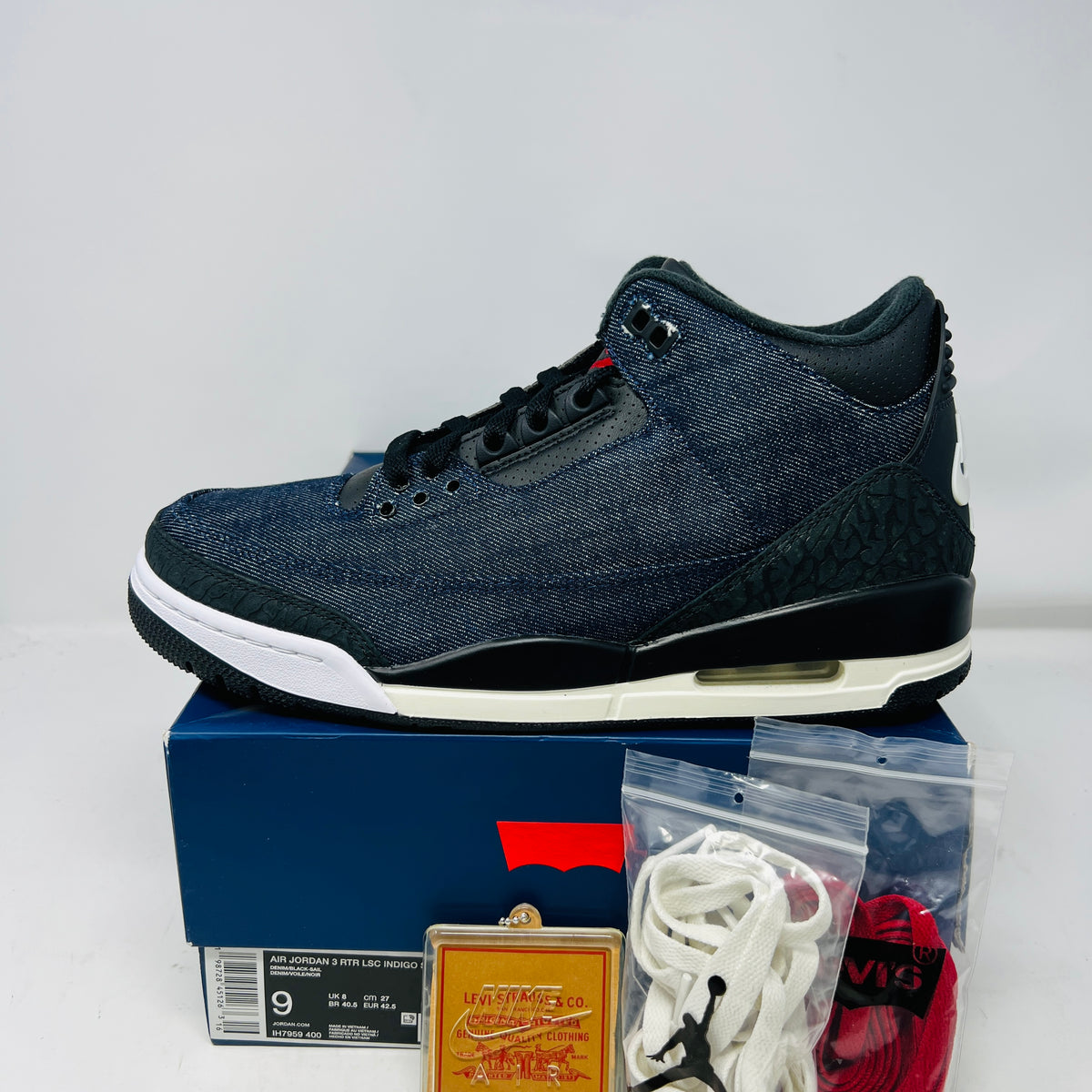 Jordan 3 Retro Levi’s Indigo