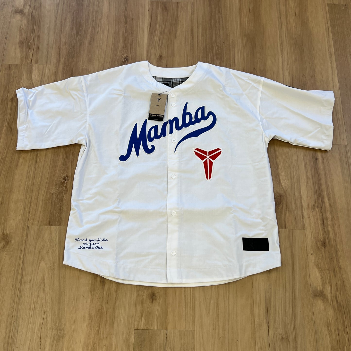 Nike Kobe Bryant Baseball S/S Top White/Blue