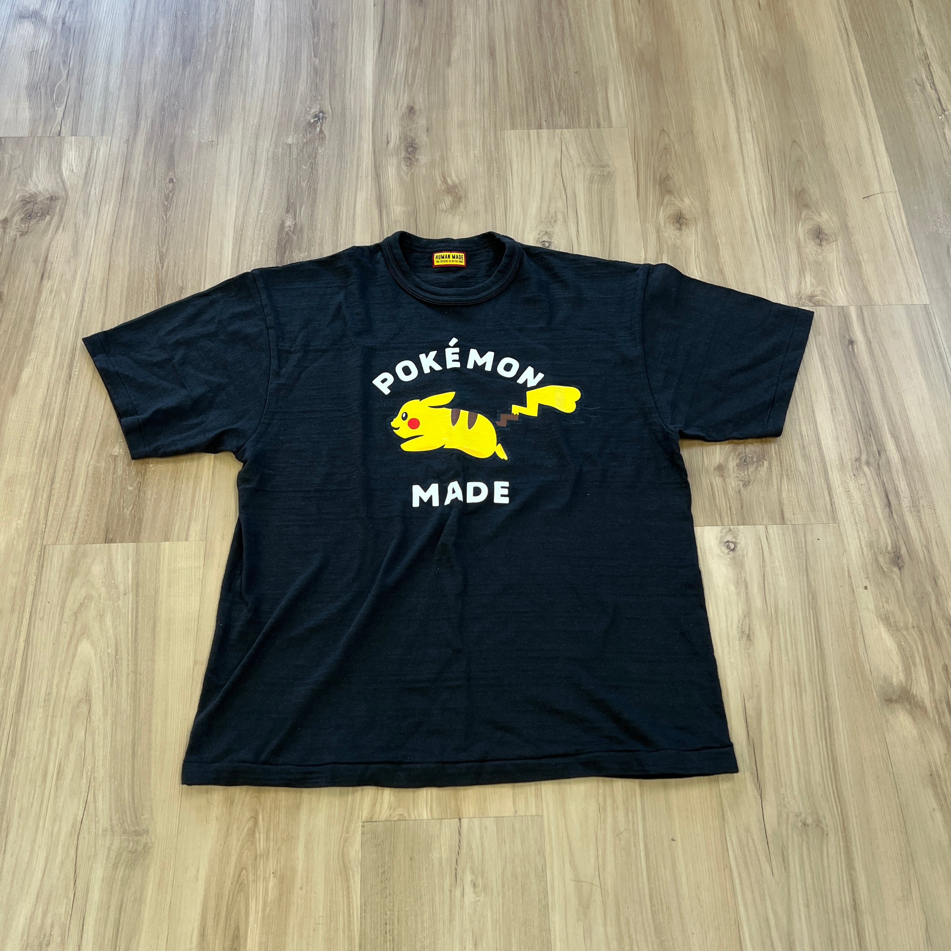 トップス HUMAN MADE Pokemon Made Graphic Pikachu Human Made x Pokemon Made Graphic Pikachu T-shirt Black – Holy Ground