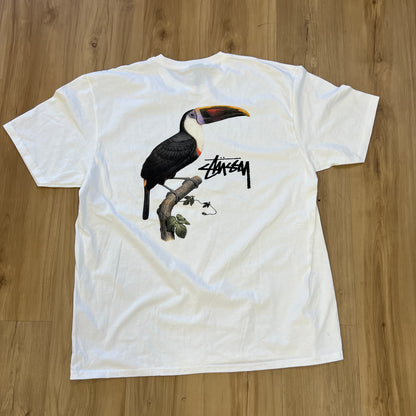 Stüssy Toucan Tee White