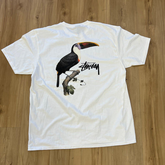 Stüssy Toucan Tee White