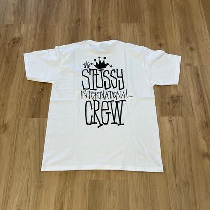 Stussy Crown International Tee White