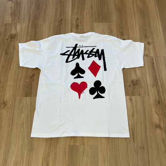 Stussy Full Deck 2 Tee White