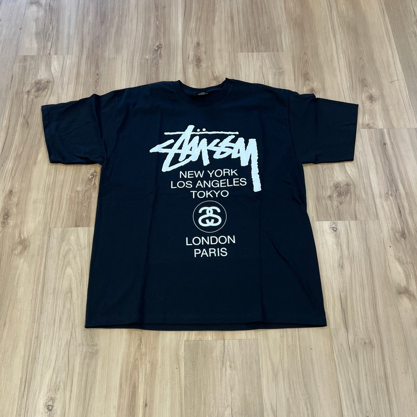 Stussy World Tour Tee Black