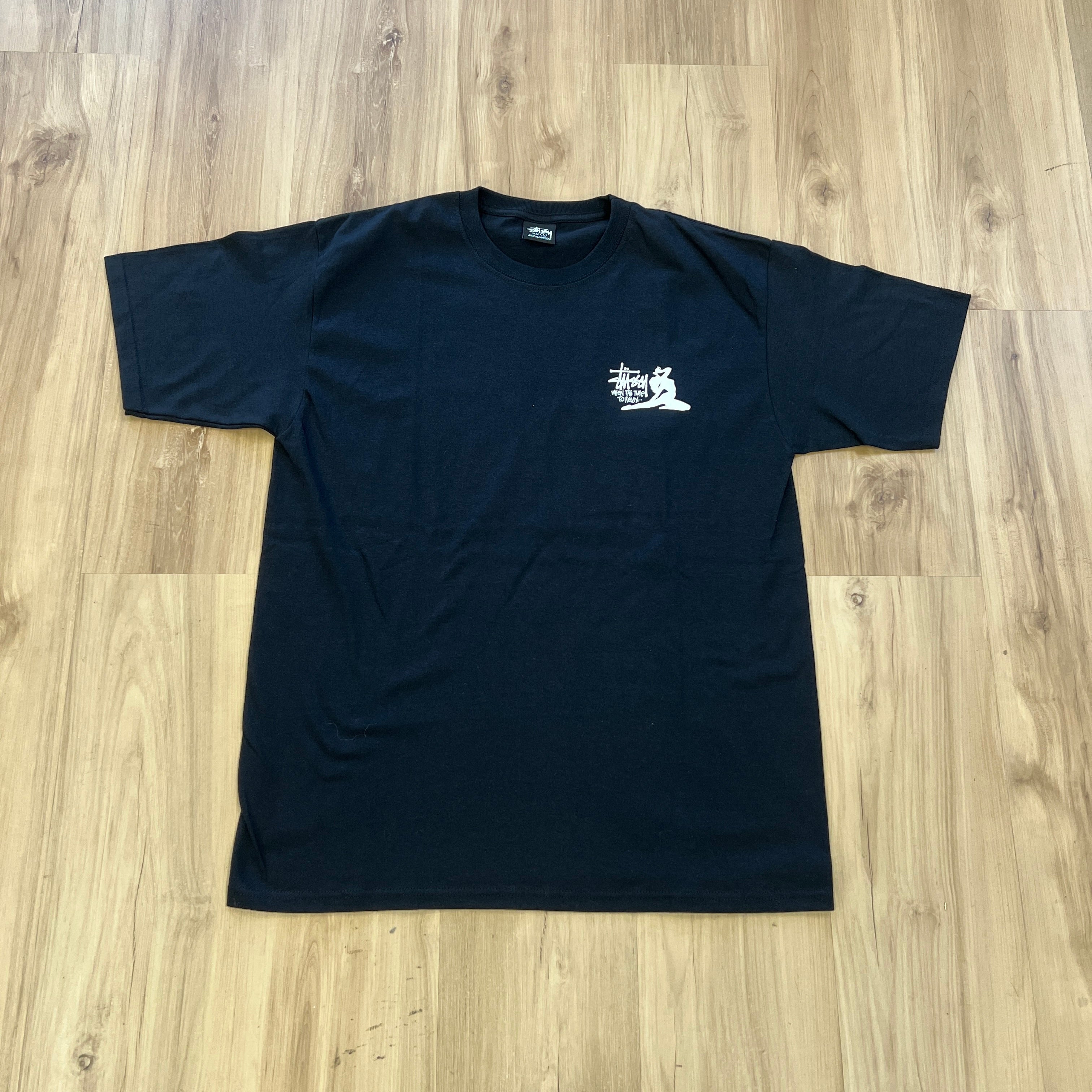 Stussy Relax Tee Black – Holy Ground
