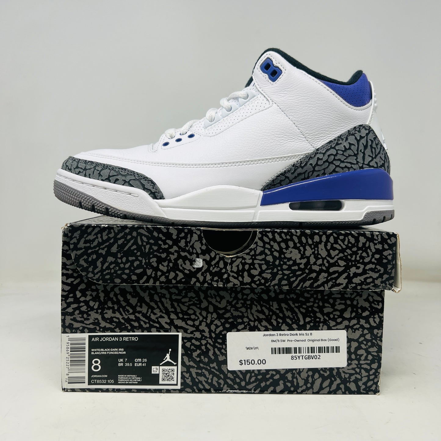 Jordan 3 Retro Dark Iris