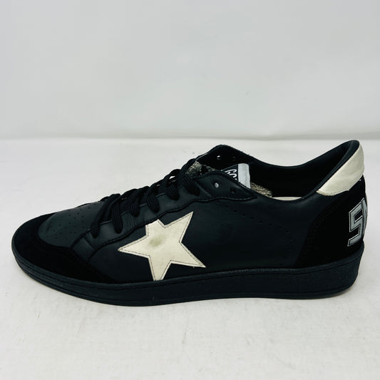 Golden Goose Ball Star Black White
