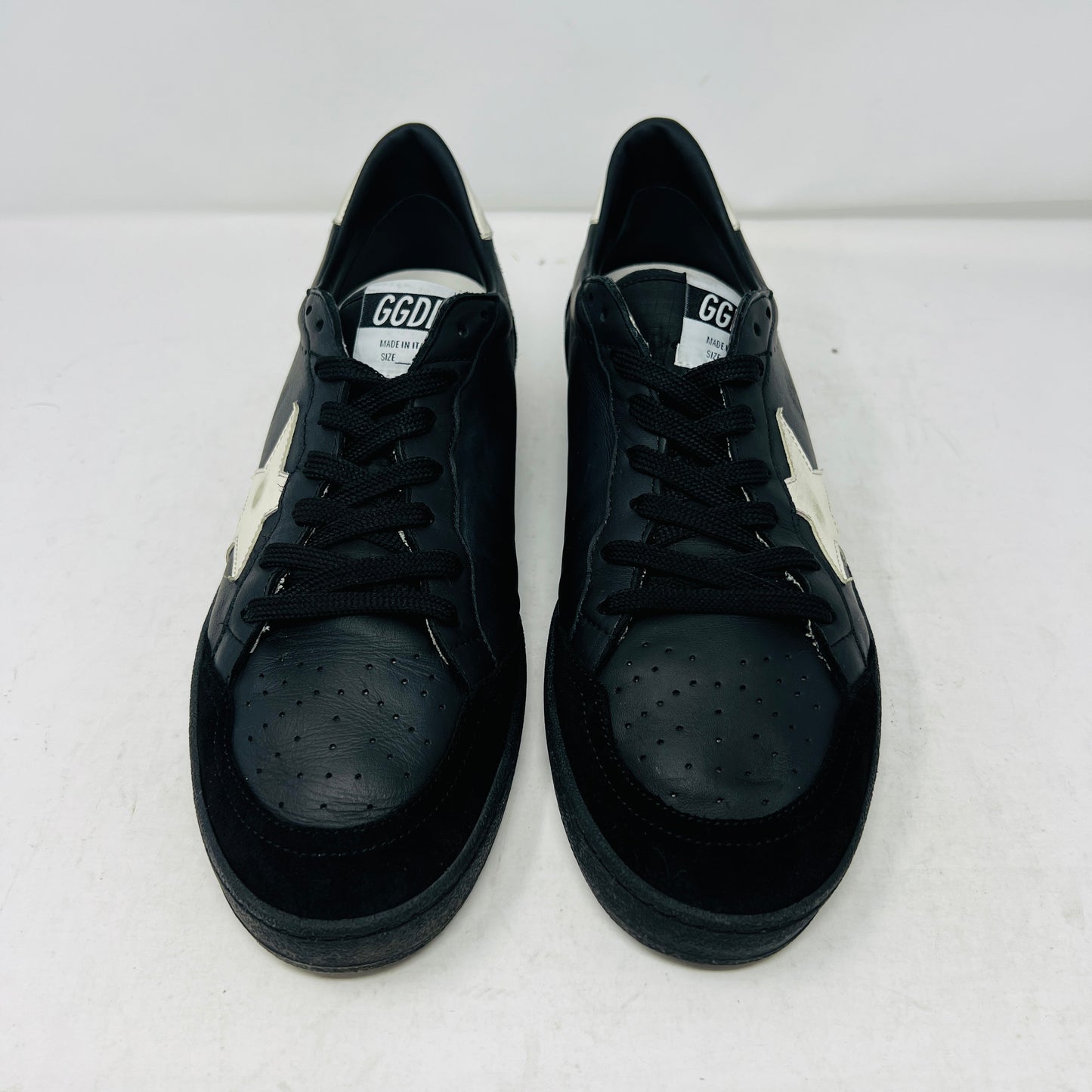 Golden Goose Ball Star Black White