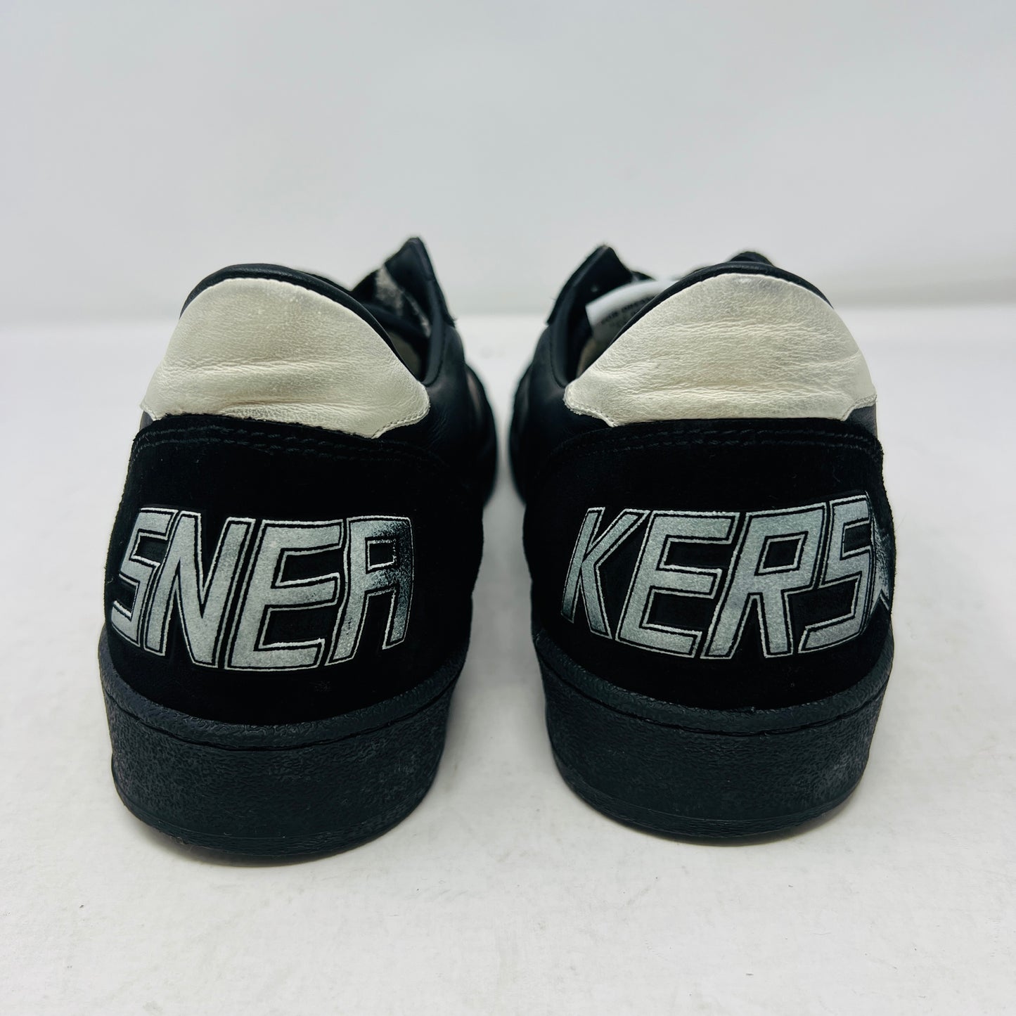 Golden Goose Ball Star Black White