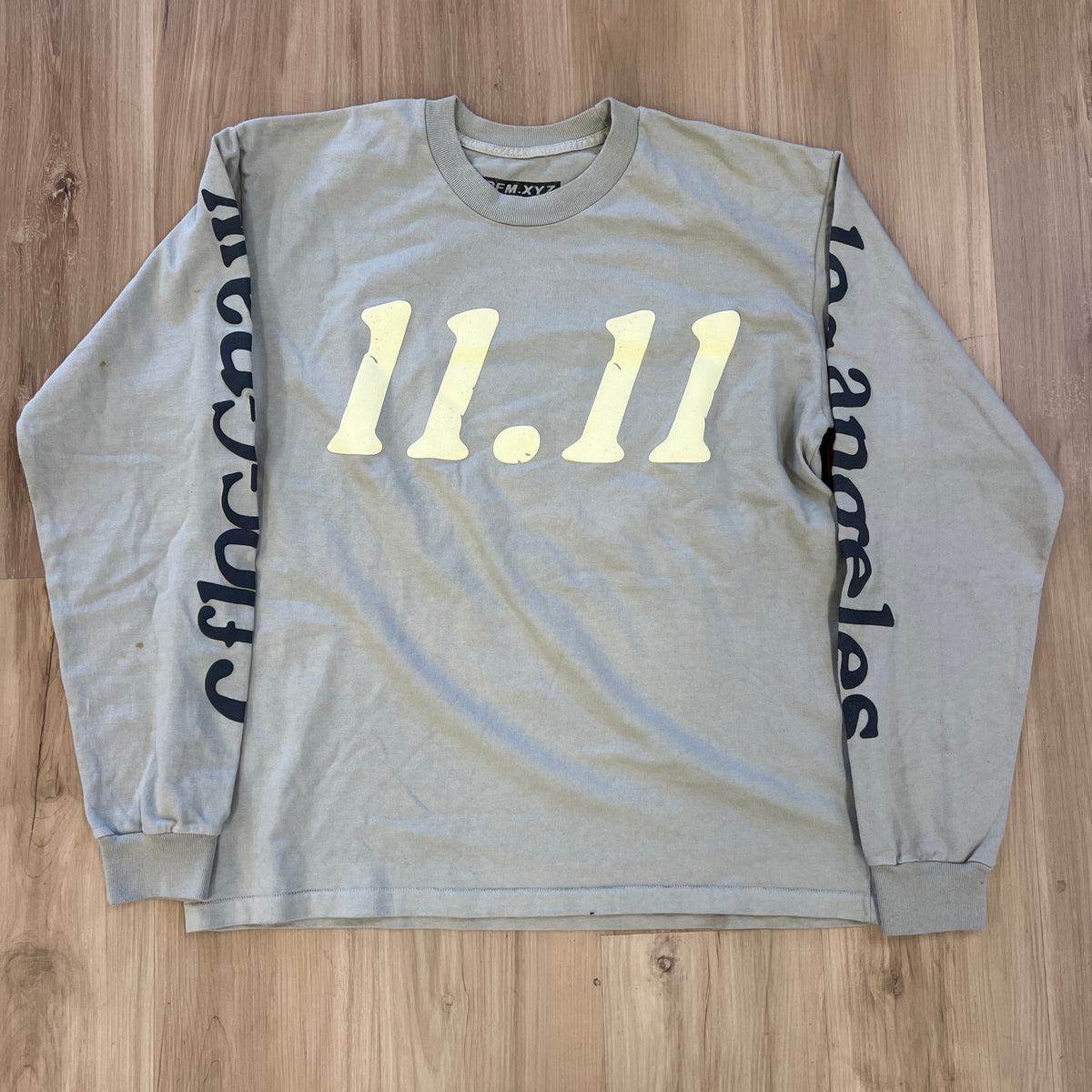 Kids See Ghosts 11/11 Long Sleeve Tee Grey