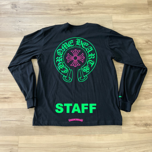 Chrome Hearts STAFF Long Sleeve T-Shirt