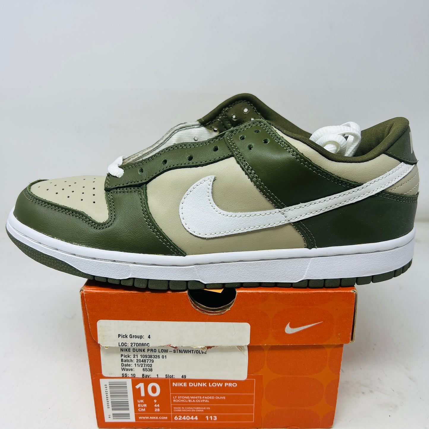 Nike Dunk Low Pro B Olive