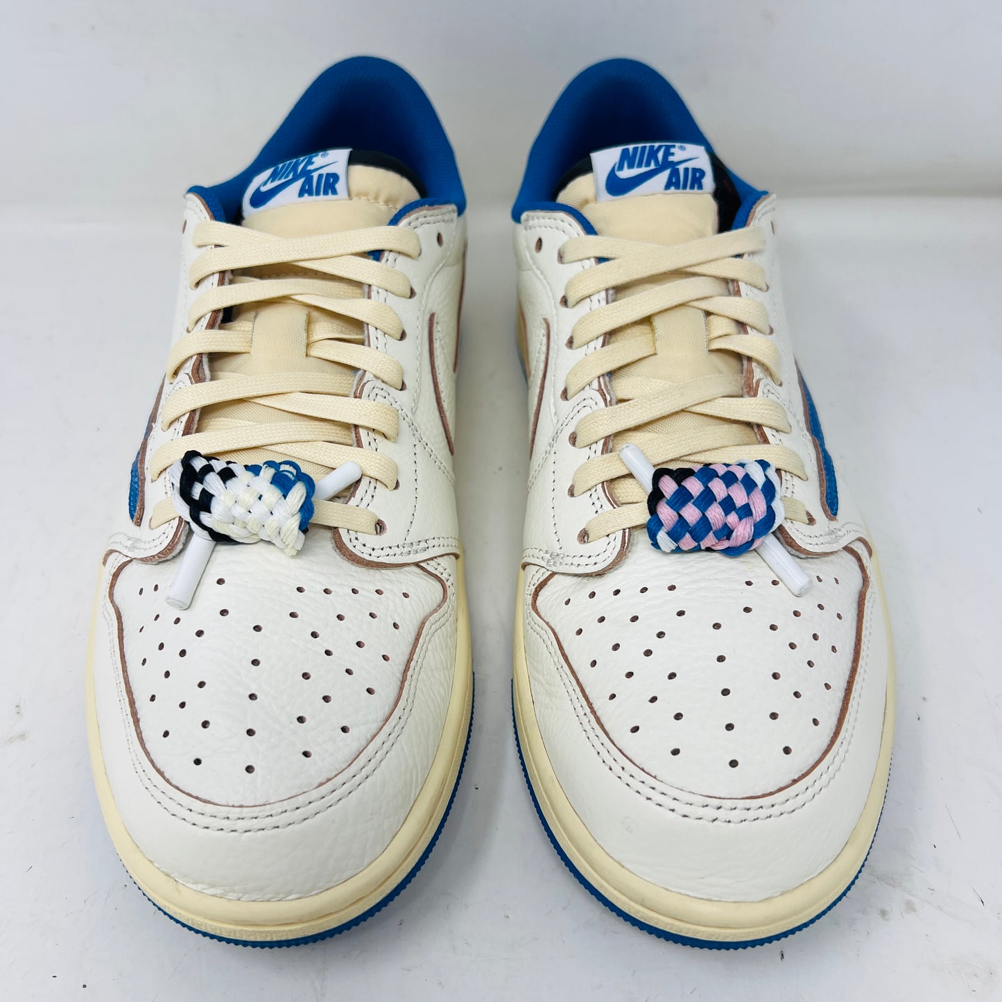 Jordan 1 Retro Low OG SP Fragment x Travis Scott Sail Military Blue