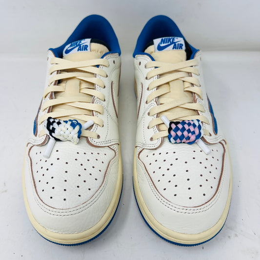Jordan 1 Retro Low OG SP Fragment x Travis Scott Sail Military Blue