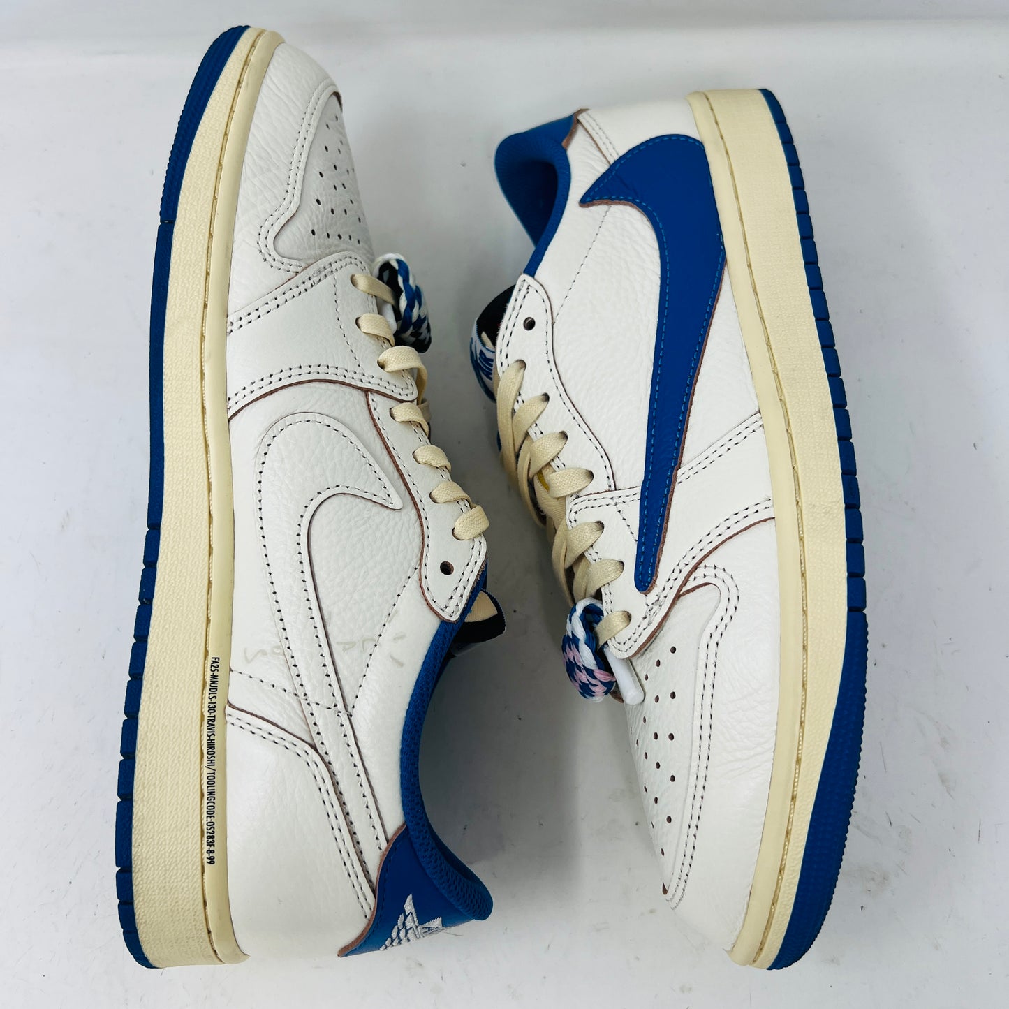 Jordan 1 Retro Low OG SP Fragment x Travis Scott Sail Military Blue