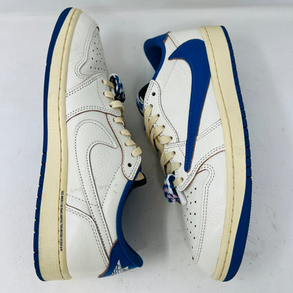 Jordan 1 Retro Low OG SP Fragment x Travis Scott Sail Military Blue