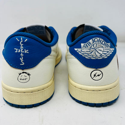 Jordan 1 Retro Low OG SP Fragment x Travis Scott Sail Military Blue