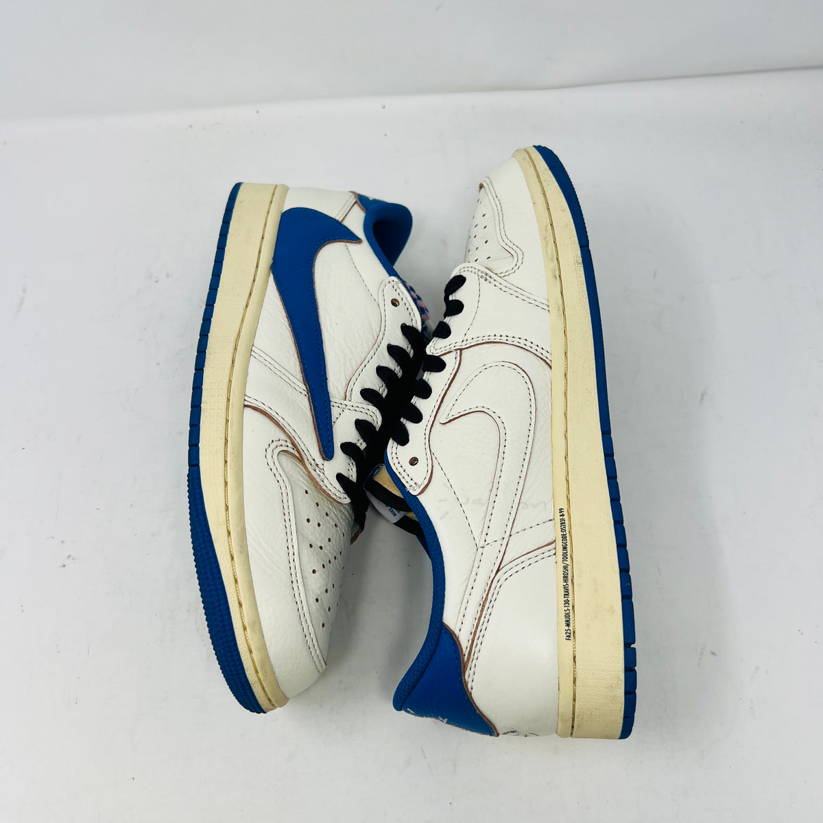 Jordan 1 Retro Low OG SP Fragment x Travis Scott Sail Military Blue