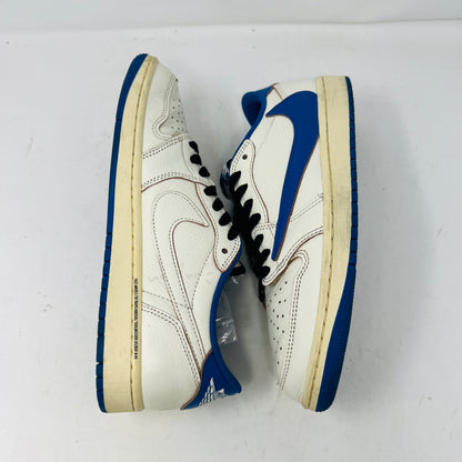 Jordan 1 Retro Low OG SP Fragment x Travis Scott Sail Military Blue