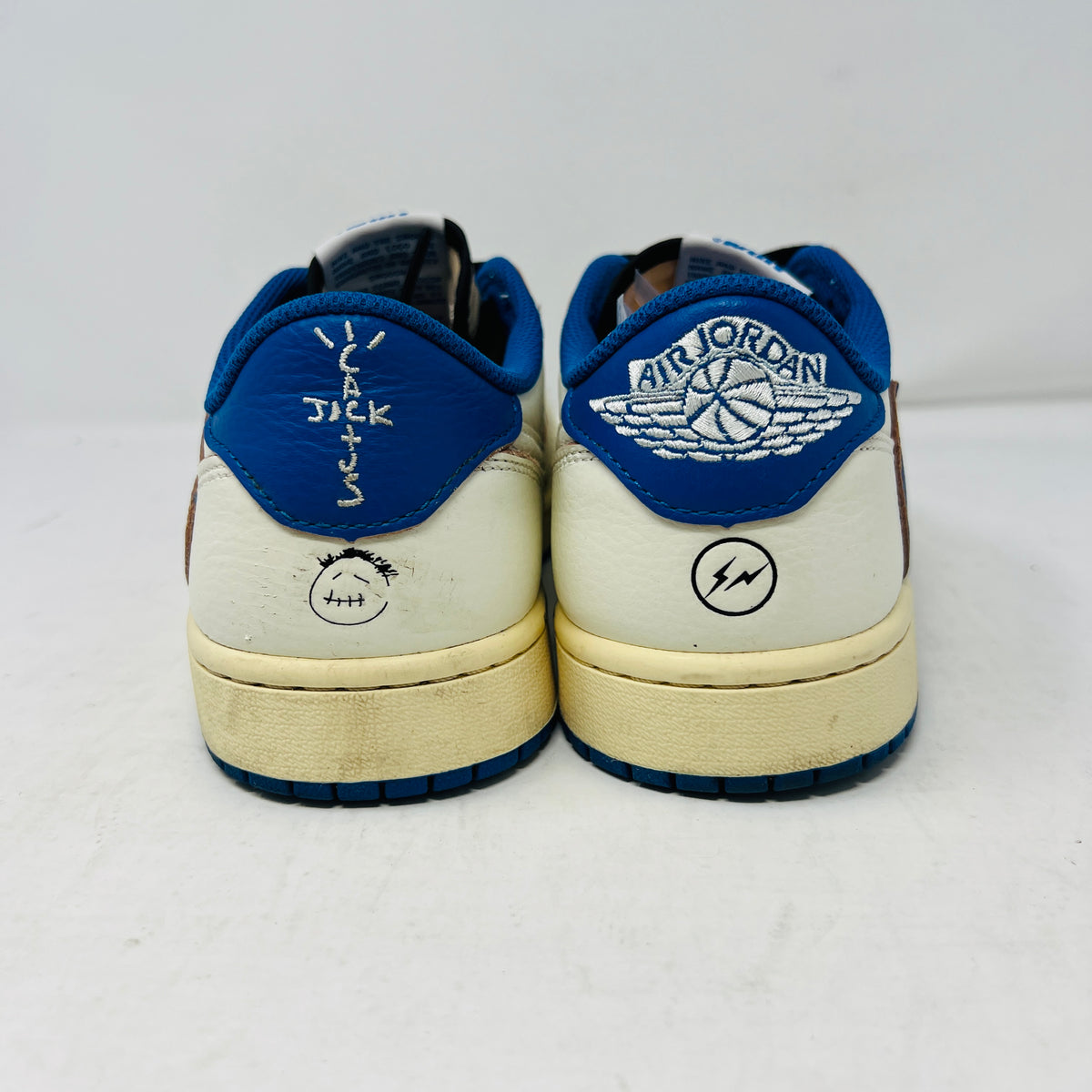 Jordan 1 Retro Low OG SP Fragment x Travis Scott Sail Military Blue