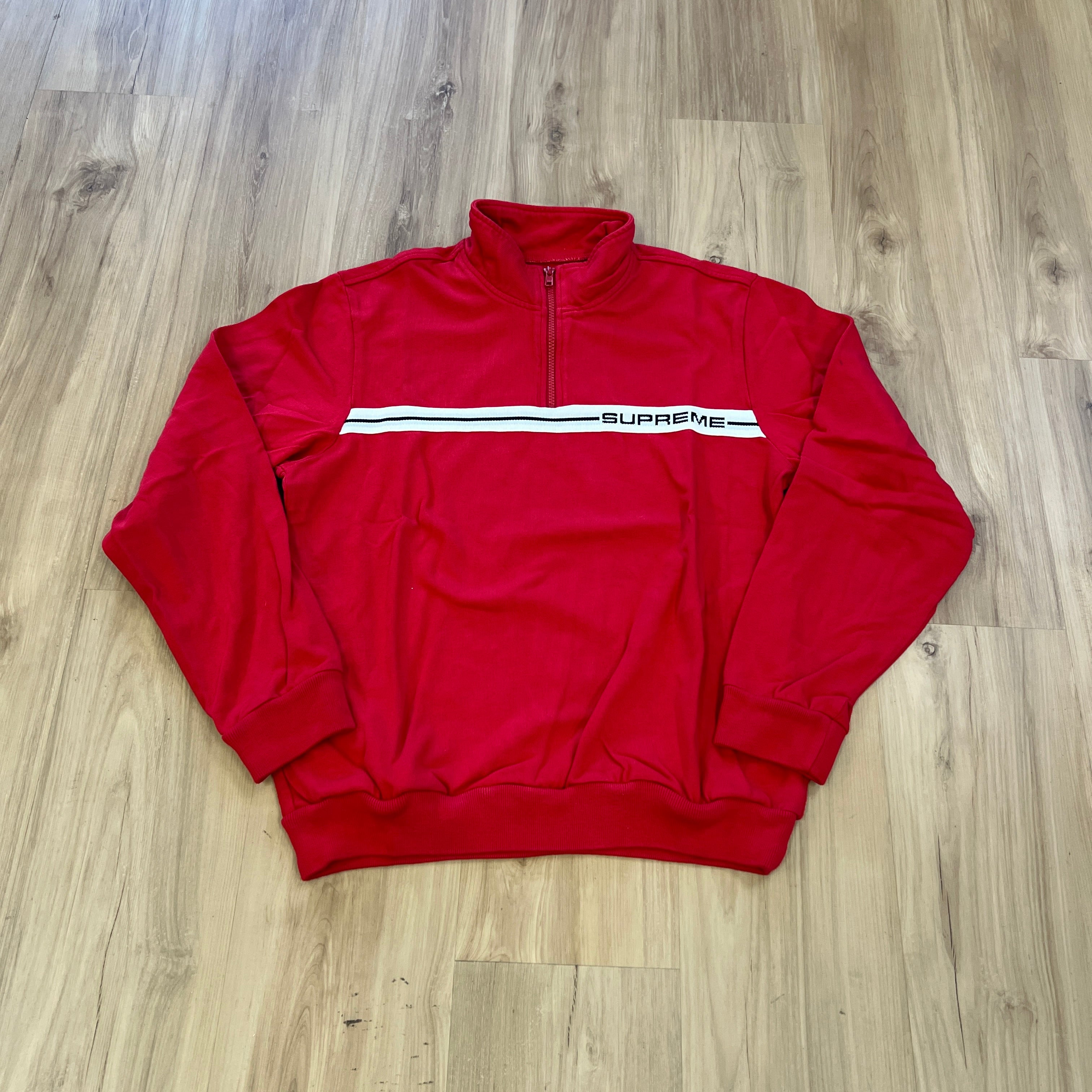 Supreme Half Zip Warm Up Red – Holy Ground