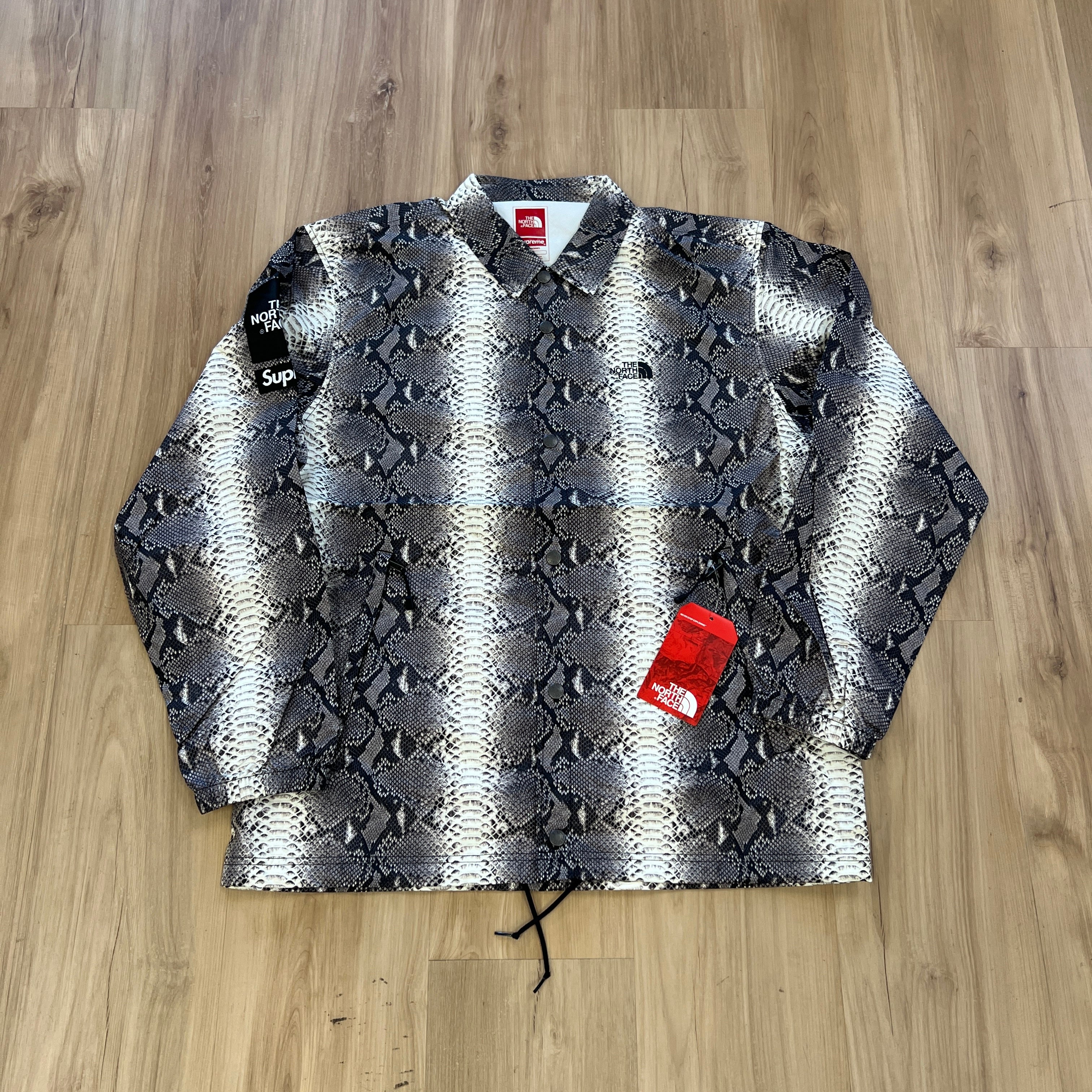 ジャケット・アウター Supreme NORTH FACE Snakeskin Jacket M Supreme The North Face Snakeskin Taped Seam Coaches Jacket Black