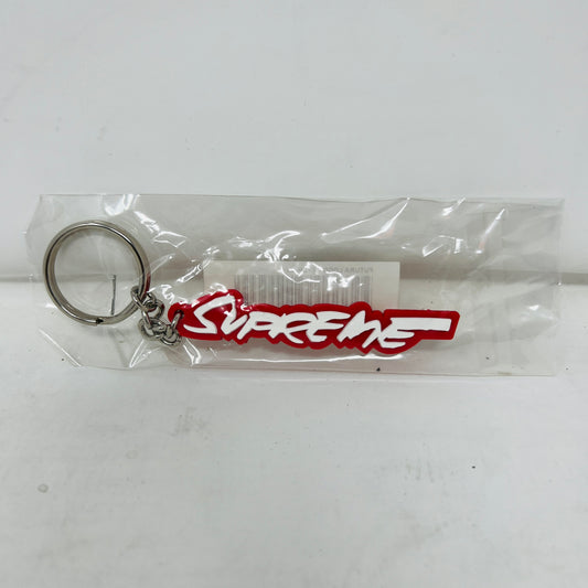 Supreme Futura Logo Keychain Red