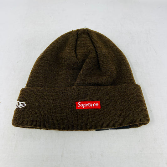 Supreme New Era HQ Beanie Brown
