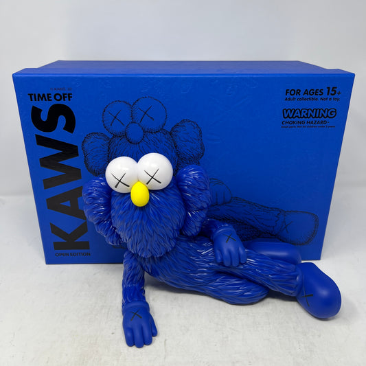KAWS TIME OFF Vinyl Figure Blue