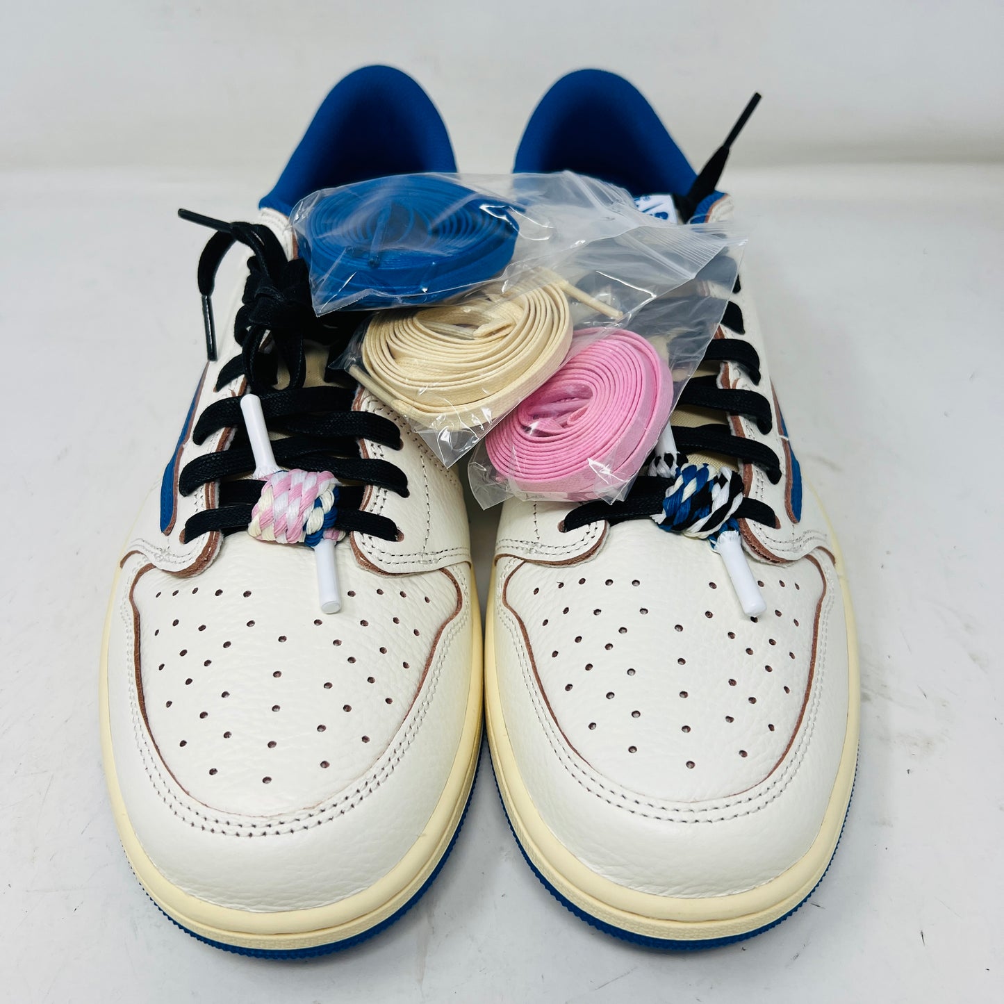 Jordan 1 Retro Low OG SP Fragment x Travis Scott Sail Military Blue