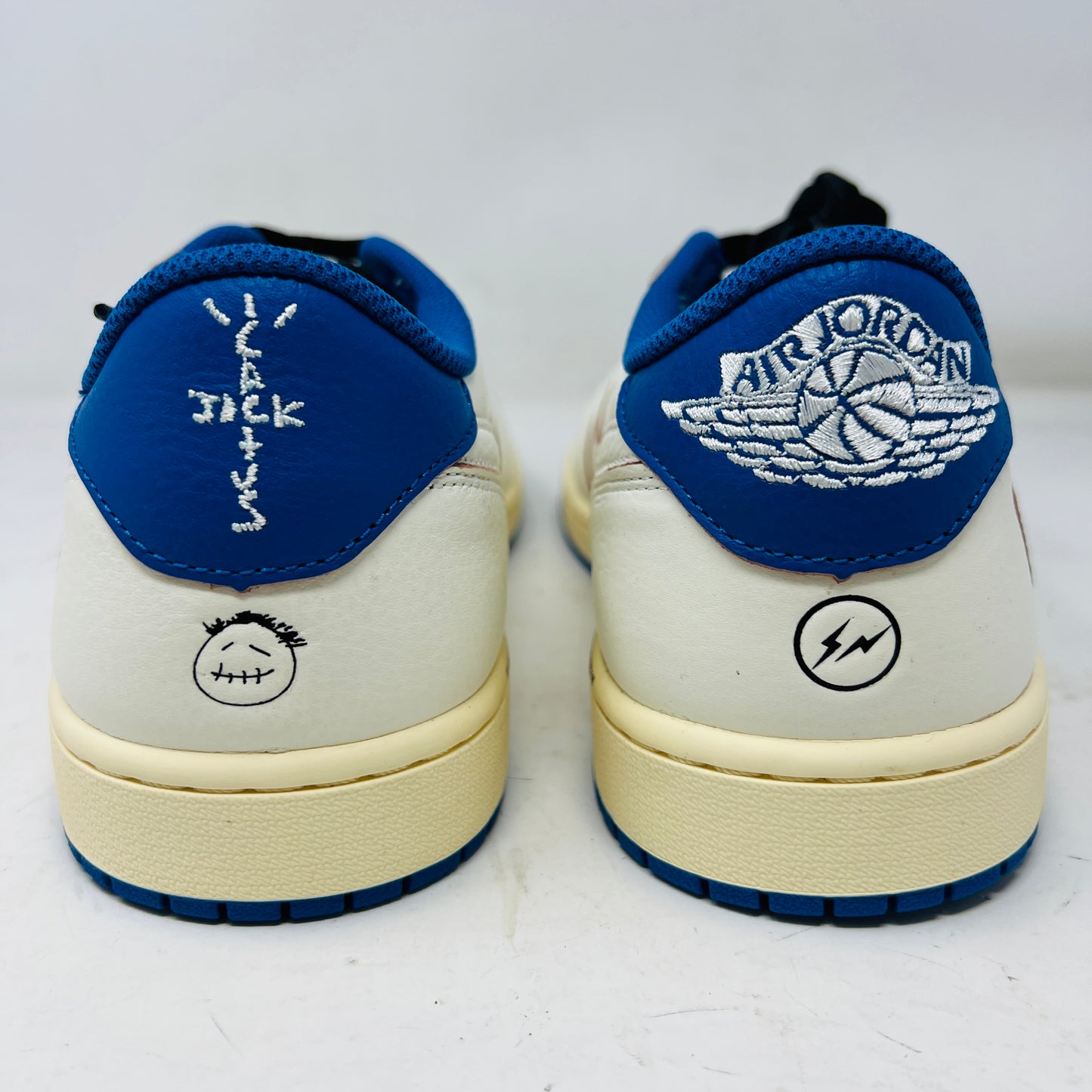 Jordan 1 Retro Low OG SP Fragment x Travis Scott Sail Military Blue
