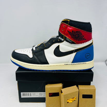 Jordan 1 Retro High OG SP Fragment x Union LA Varsity Red Sport Royal