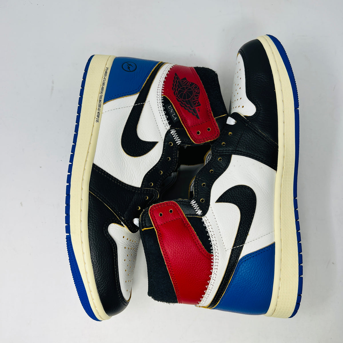 Jordan 1 Retro High OG SP Fragment x Union LA Varsity Red Sport Royal