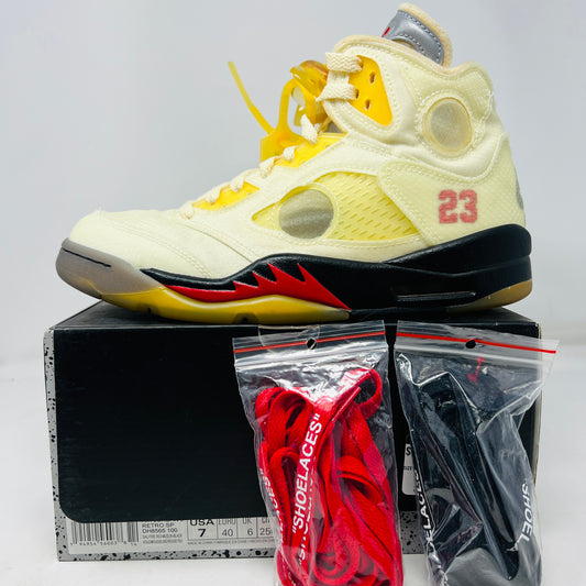 Jordan 5 Retro Off-White Sail