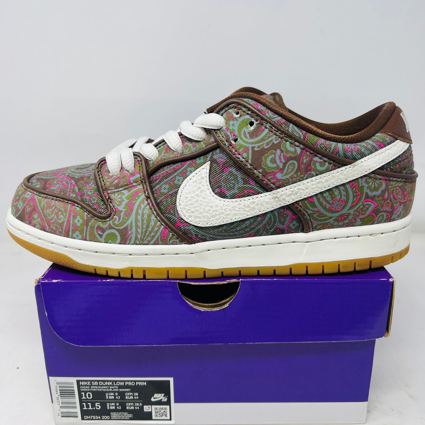Nike SB Dunk Low Pro Paisley Brown
