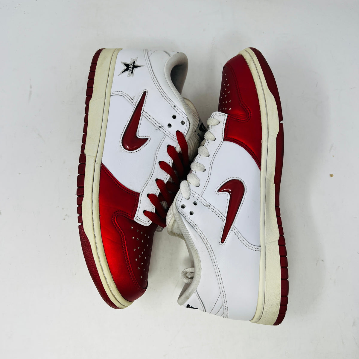Nike SB Dunk Low Supreme Jewel Swoosh Red