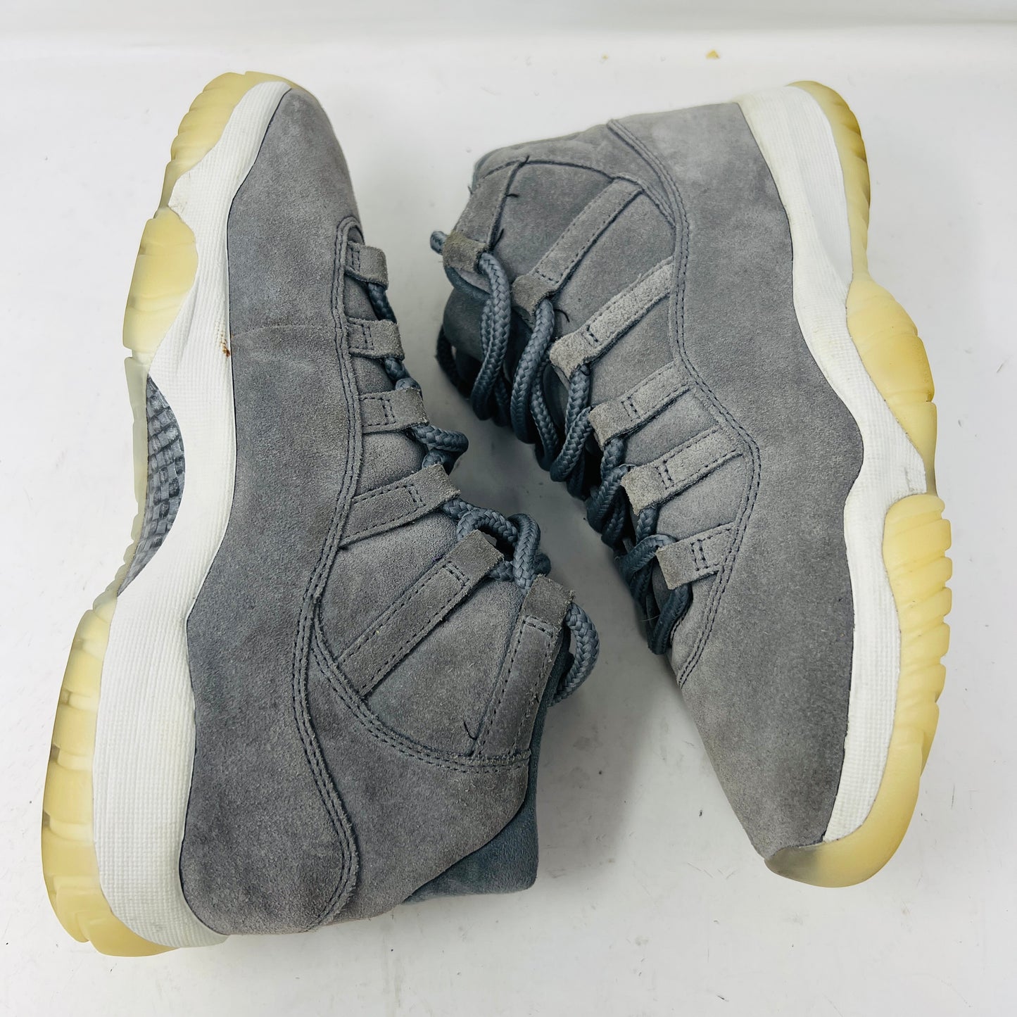 Jordan 11 Retro Pinnacle Grey Suede