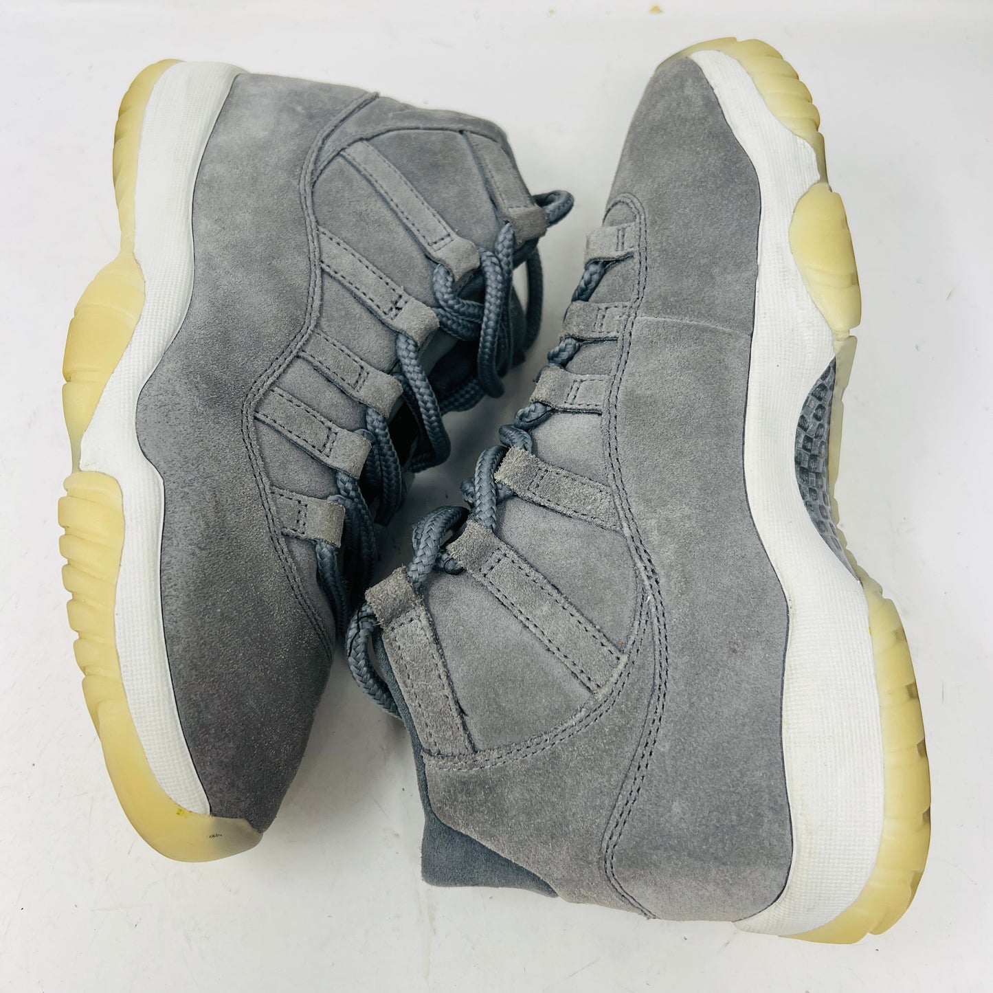 Jordan 11 Retro Pinnacle Grey Suede