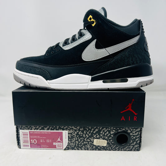 Jordan 3 Retro Tinker Black Cement Gold